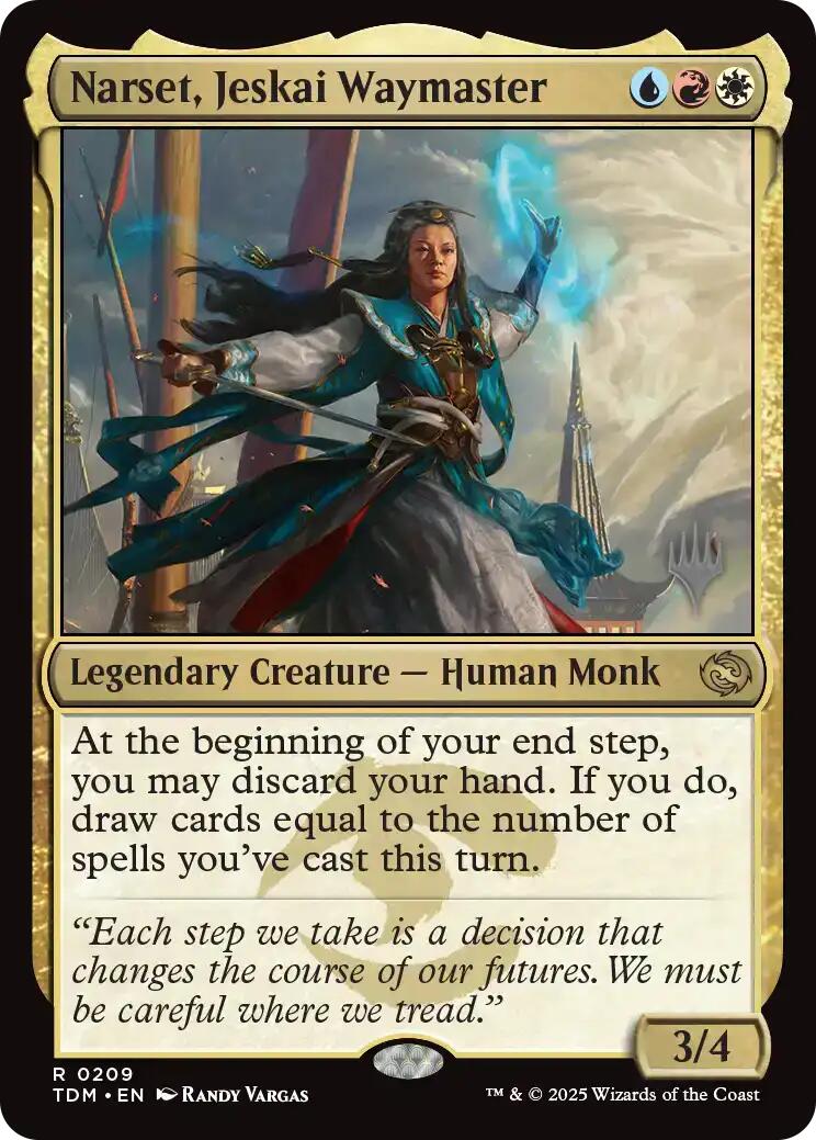 Narset, Jeskai Waymaster [Tarkir: Dragonstorm Promos] | Exor Games Bridgewater