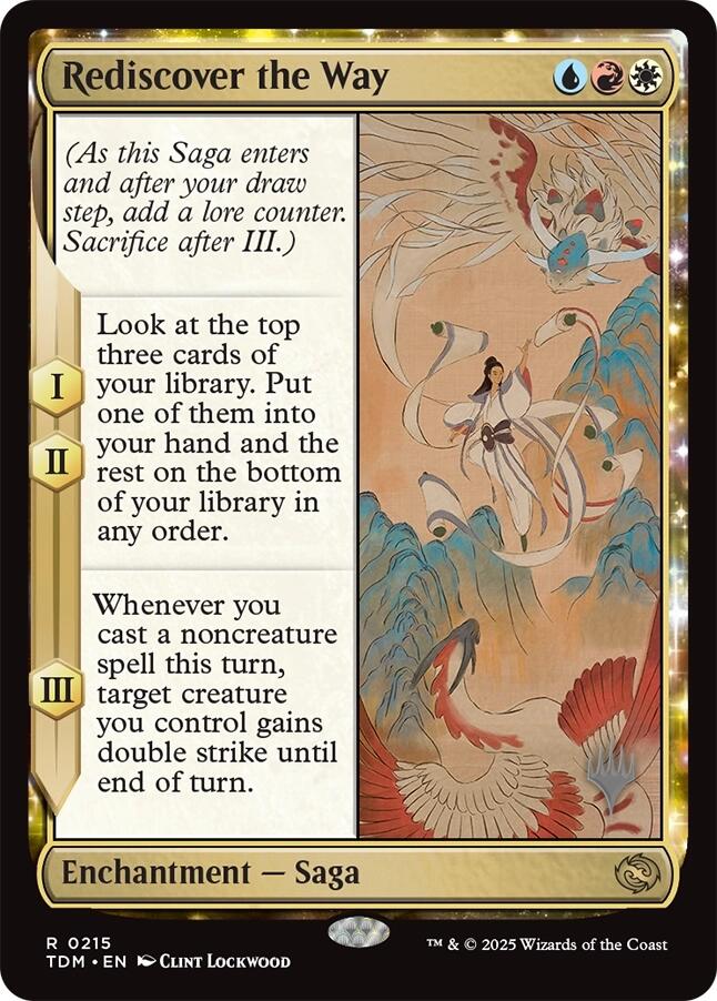 Rediscover the Way [Tarkir: Dragonstorm Promos] | Exor Games Bridgewater