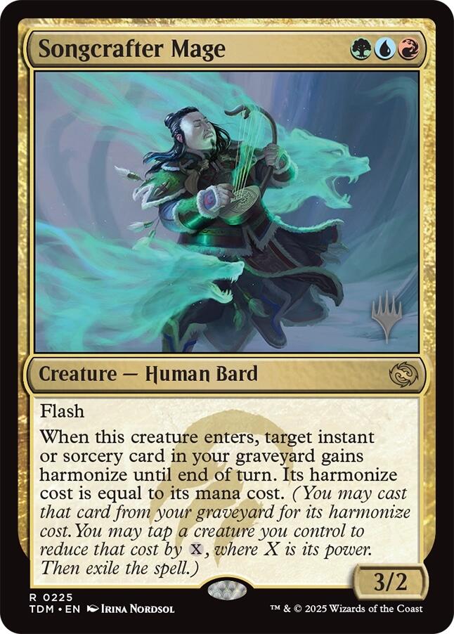 Songcrafter Mage [Tarkir: Dragonstorm Promos] | Exor Games Bridgewater