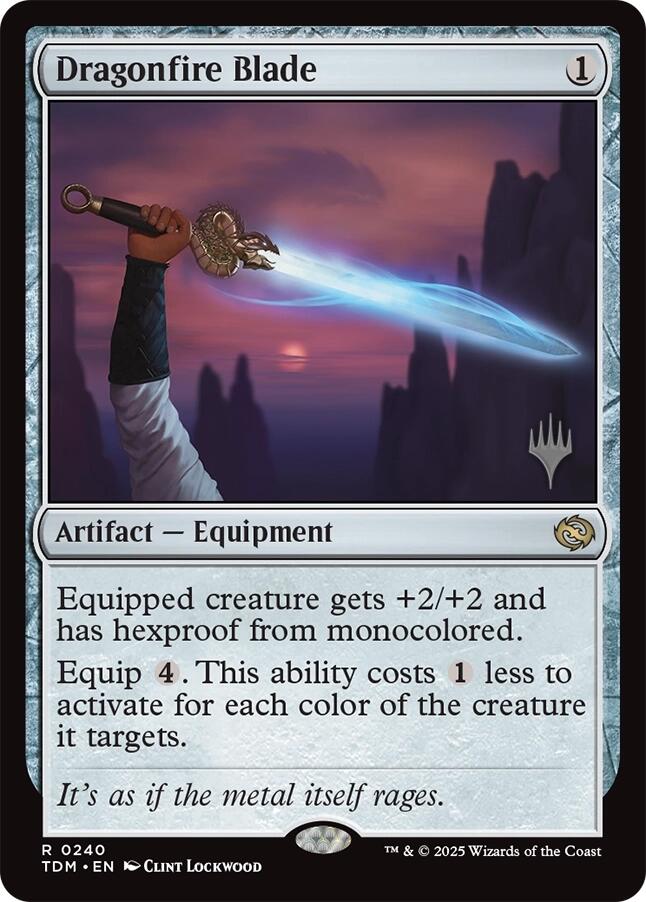 Dragonfire Blade [Tarkir: Dragonstorm Promos] | Exor Games Bridgewater