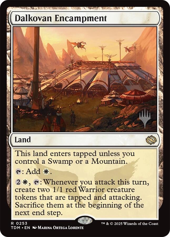 Dalkovan Encampment [Tarkir: Dragonstorm Promos] | Exor Games Bridgewater