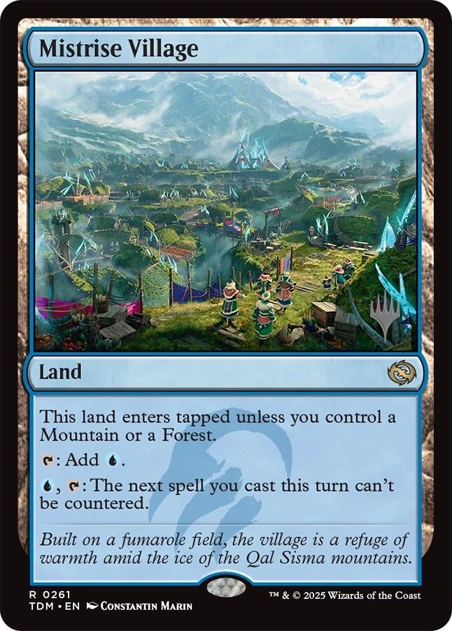 Mistrise Village [Tarkir: Dragonstorm Promos] | Exor Games Bridgewater