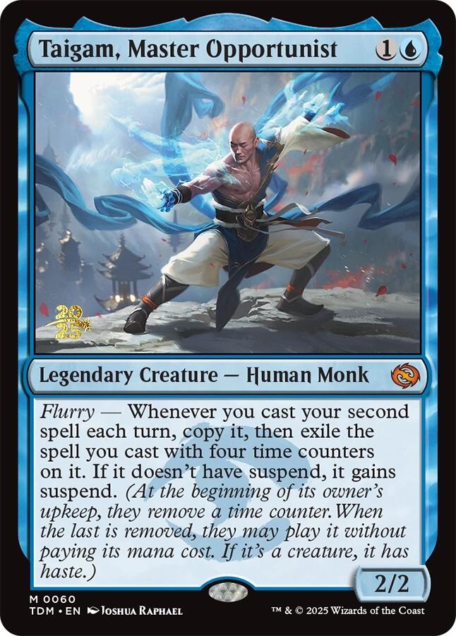 Taigam, Master Opportunist [Tarkir: Dragonstorm Prerelease Promos] | Exor Games Bridgewater