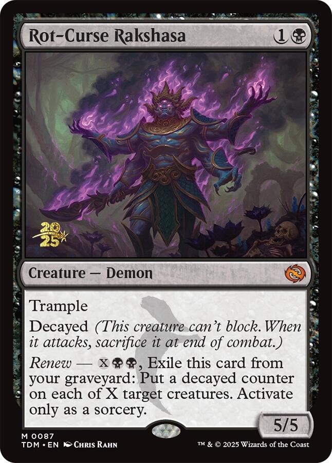 Rot-Curse Rakshasa [Tarkir: Dragonstorm Prerelease Cards] | Exor Games Bridgewater