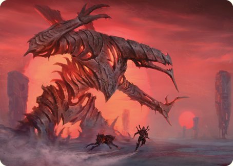 Red Sun's Zenith Art Card [Phyrexia: All Will Be One Art Series] | Exor Games Bridgewater