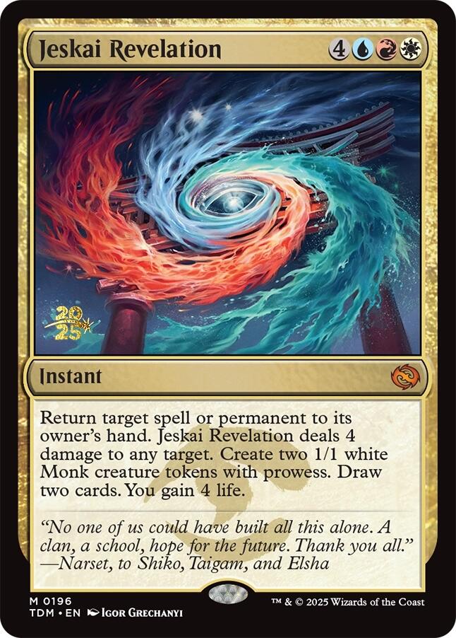 Jeskai Revelation [Tarkir: Dragonstorm Prerelease Promos] | Exor Games Bridgewater