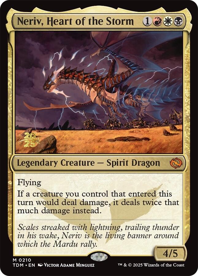 Neriv, Heart of the Storm [Tarkir: Dragonstorm Prerelease Promos] | Exor Games Bridgewater