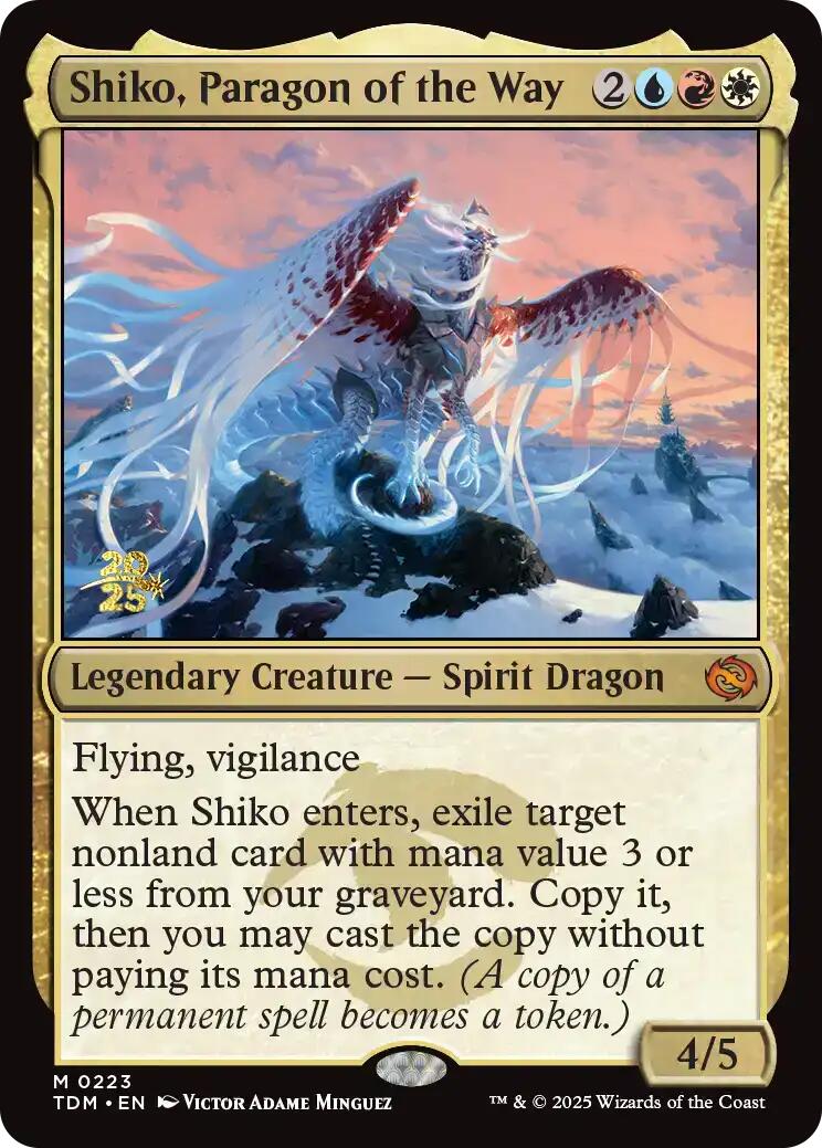 Shiko, Paragon of the Way [Tarkir: Dragonstorm Prerelease Promos] | Exor Games Bridgewater
