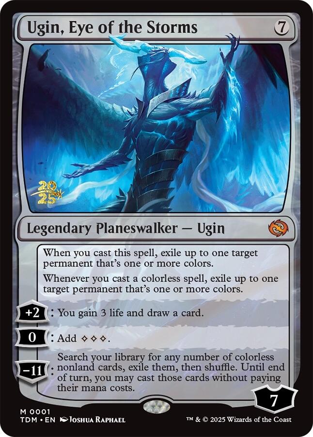 Ugin, Eye of the Storms [Tarkir: Dragonstorm Prerelease Promos] | Exor Games Bridgewater