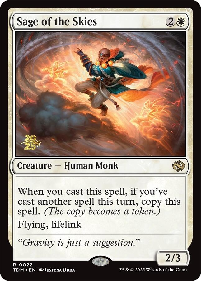 Sage of the Skies [Tarkir: Dragonstorm Prerelease Promos] | Exor Games Bridgewater