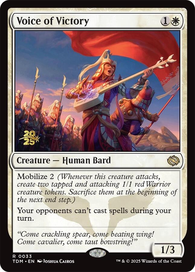 Voice of Victory [Tarkir: Dragonstorm Prerelease Promos] | Exor Games Bridgewater