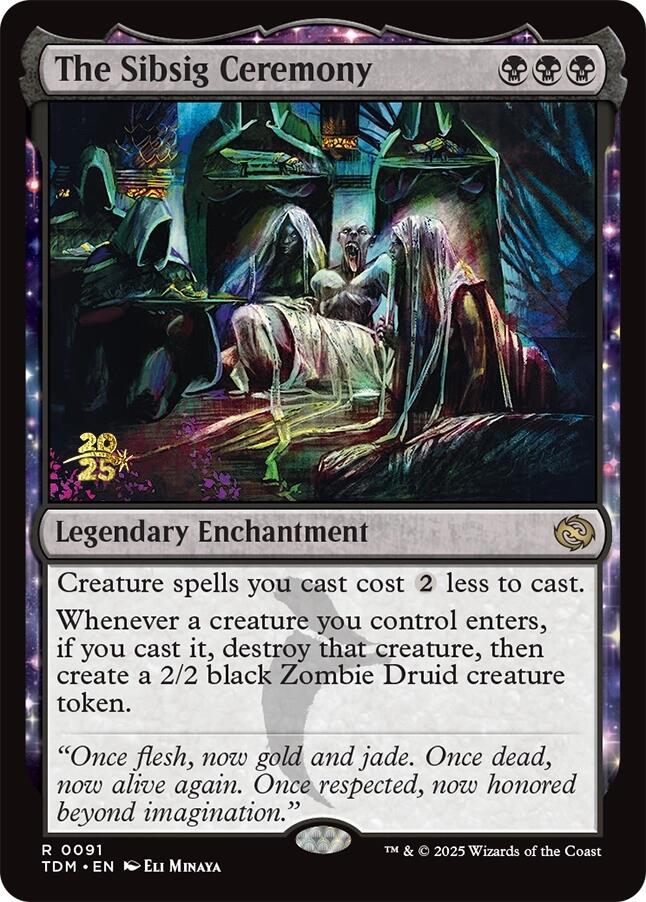 The Sibsig Ceremony [Tarkir: Dragonstorm Prerelease Promos] | Exor Games Bridgewater