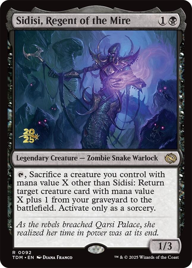 Sidisi, Regent of the Mire [Tarkir: Dragonstorm Prerelease Promos] | Exor Games Bridgewater