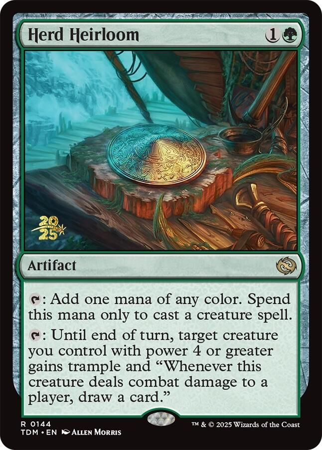 Herd Heirloom [Tarkir: Dragonstorm Prerelease Promos] | Exor Games Bridgewater