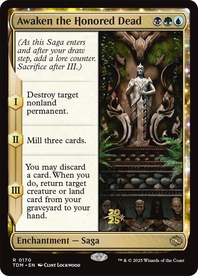 Awaken the Honored Dead [Tarkir: Dragonstorm Prerelease Cards] | Exor Games Bridgewater