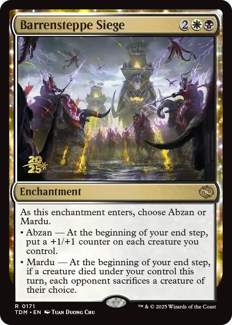Barrensteppe Siege [Tarkir: Dragonstorm Prerelease Promos] | Exor Games Bridgewater