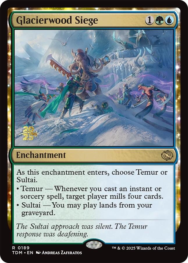 Glacierwood Siege [Tarkir: Dragonstorm Prerelease Promos] | Exor Games Bridgewater