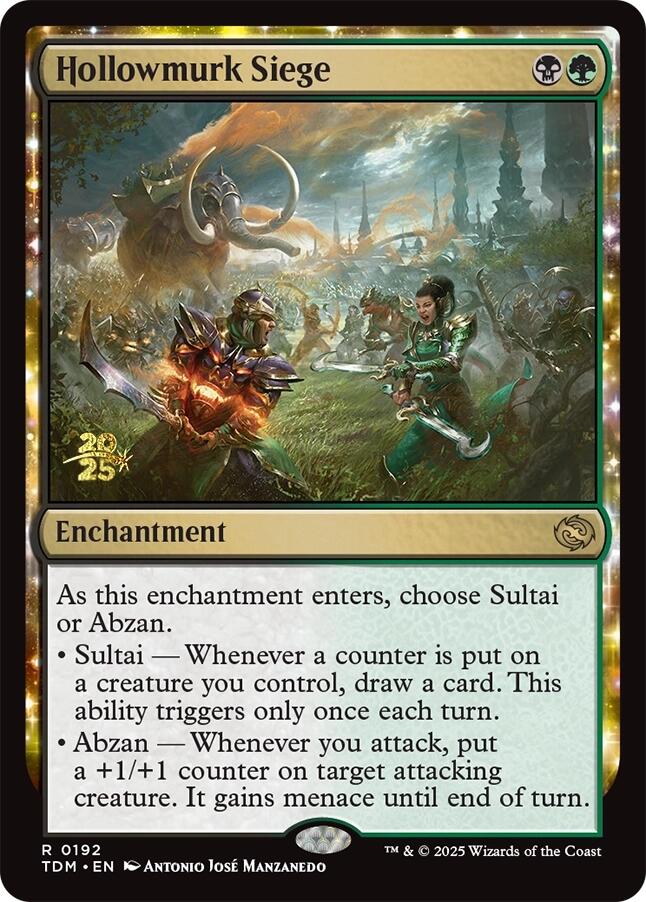 Hollowmurk Siege [Tarkir: Dragonstorm Prerelease Promos] | Exor Games Bridgewater