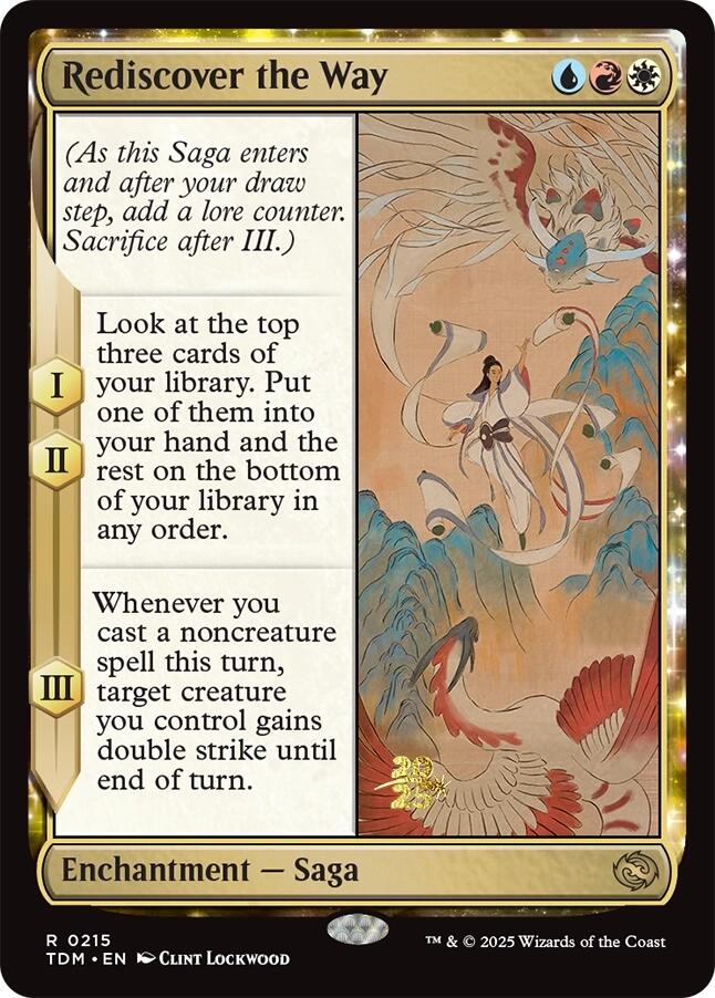 Rediscover the Way [Tarkir: Dragonstorm Prerelease Cards] | Exor Games Bridgewater