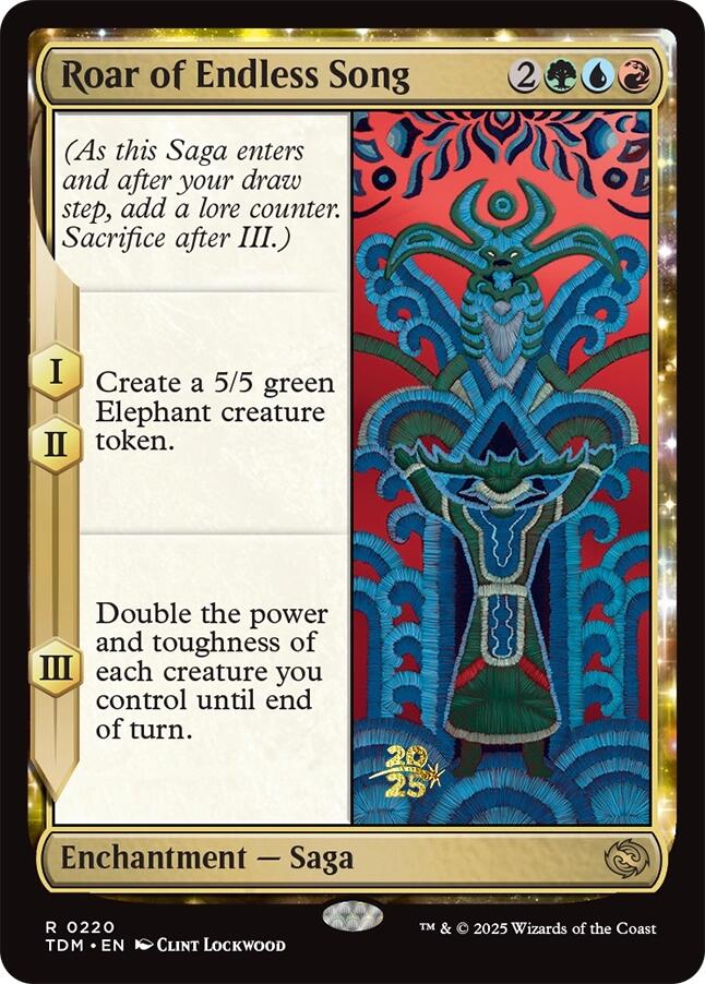 Roar of Endless Song [Tarkir: Dragonstorm Prerelease Promos] | Exor Games Bridgewater