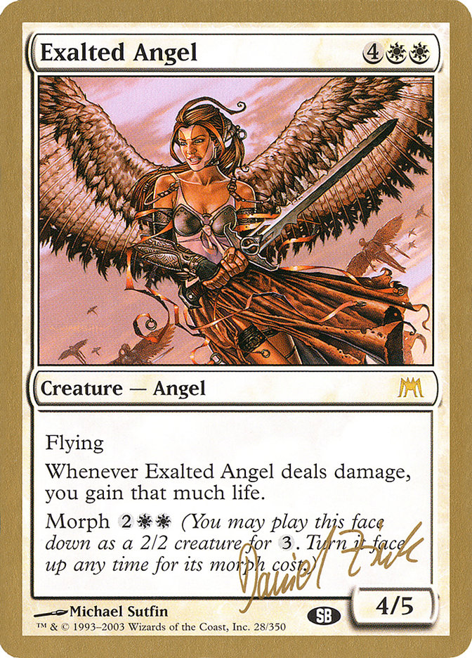 Exalted Angel (Daniel Zink) (SB) [World Championship Decks 2003] | Exor Games Bridgewater