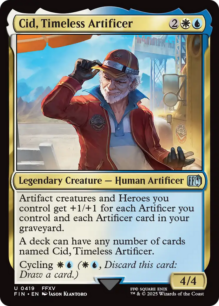 Cid, Timeless Artificer (0419) [FINAL FANTASY] | Exor Games Bridgewater