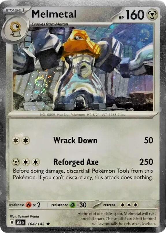 Melmetal (104/142) (Cosmos Holo) [Scarlet & Violet: Stellar Crown] | Exor Games Bridgewater