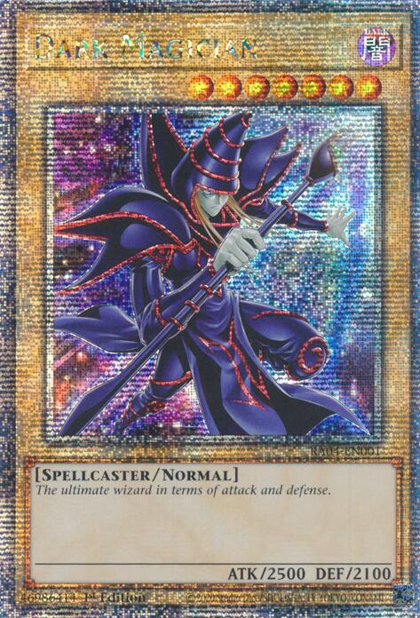 Dark Magician (New Art) [RA04-EN001] Quarter Century Secret Rare | Exor Games Bridgewater