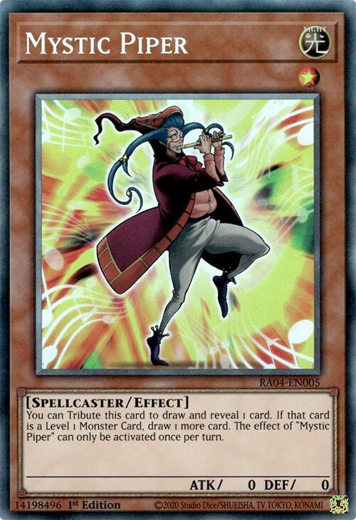 Mystic Piper [RA04-EN005] Prismatic Collector's Rare | Exor Games Bridgewater