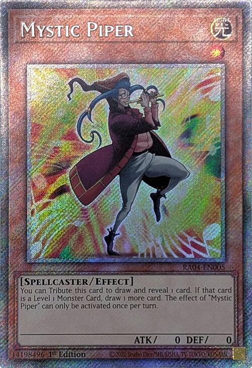 Mystic Piper [RA04-EN005] Platinum Secret Rare | Exor Games Bridgewater