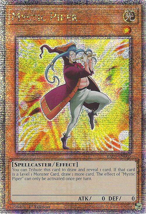 Mystic Piper [RA04-EN005] Quarter Century Secret Rare | Exor Games Bridgewater