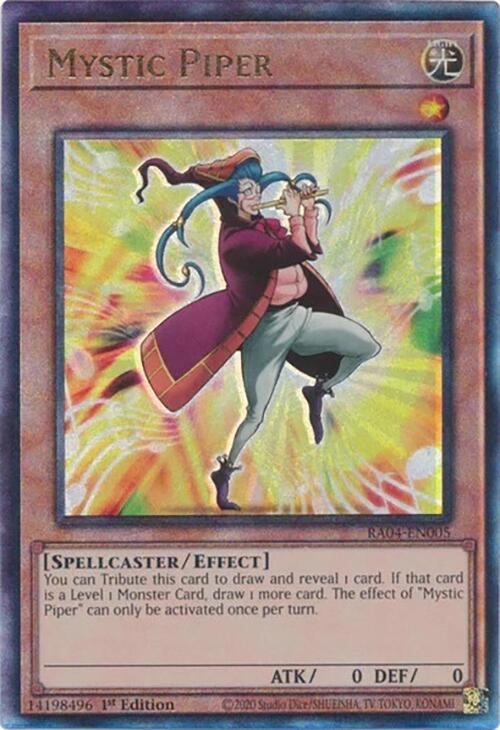 Mystic Piper [RA04-EN005] Prismatic Ultimate Rare | Exor Games Bridgewater