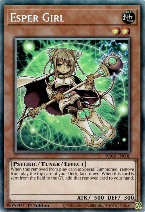 Esper Girl [RA04-EN006] Prismatic Collector's Rare | Exor Games Bridgewater