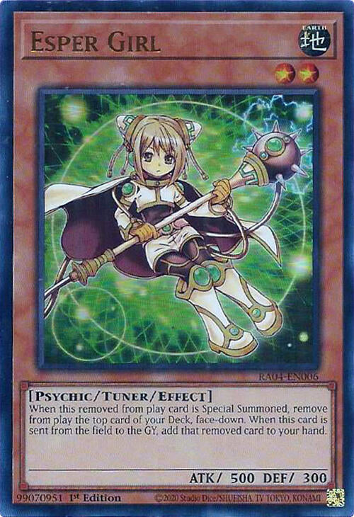 Esper Girl [RA04-EN006] Ultra Rare | Exor Games Bridgewater