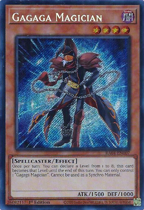 Gagaga Magician [RA04-EN007] Secret Rare | Exor Games Bridgewater