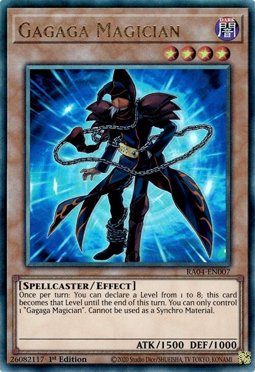 Gagaga Magician [RA04-EN007] Prismatic Ultimate Rare | Exor Games Bridgewater