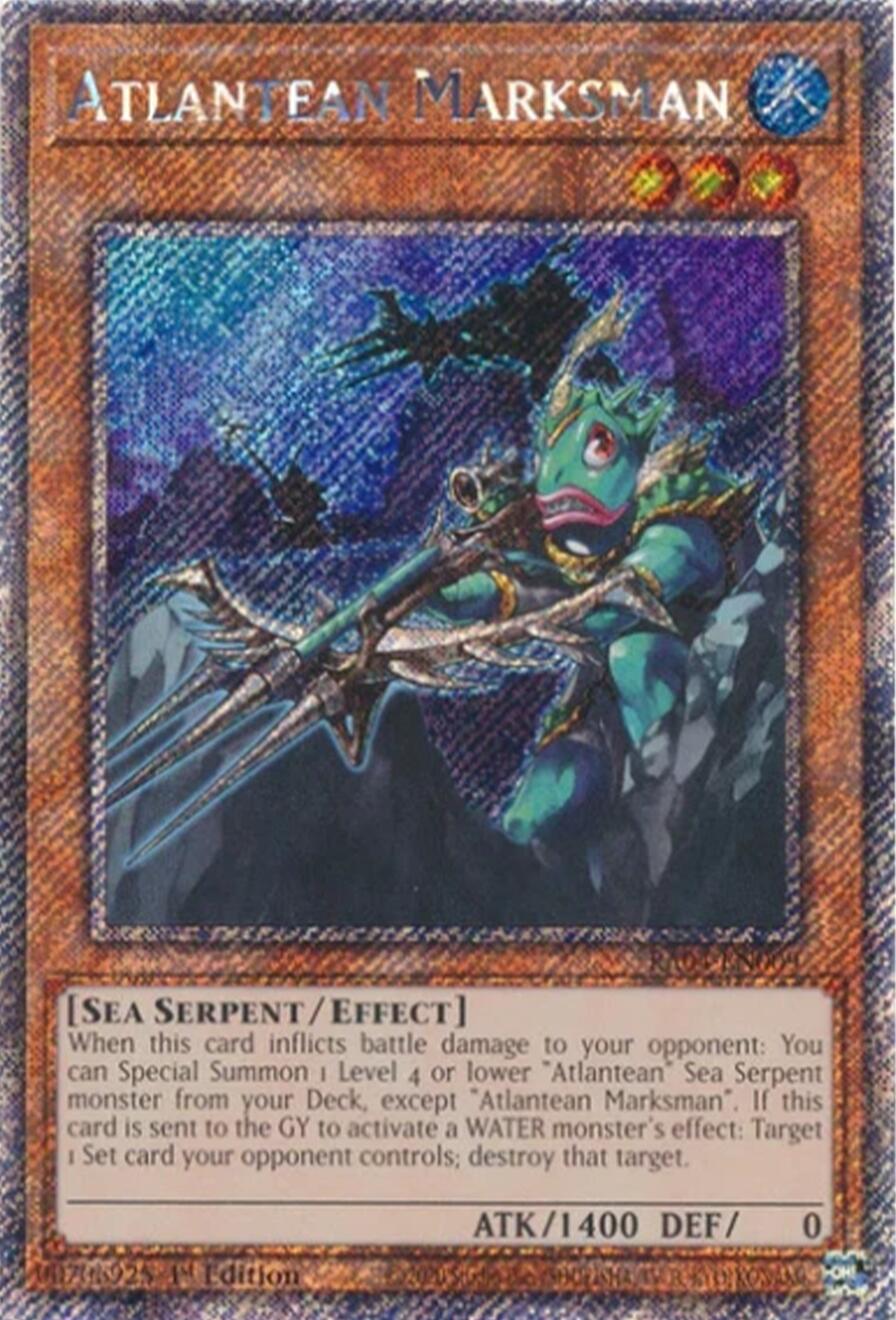 Atlantean Marksman [RA04-EN009] Platinum Secret Rare | Exor Games Bridgewater