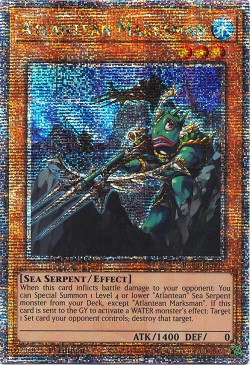Atlantean Marksman [RA04-EN009] Quarter Century Secret Rare | Exor Games Bridgewater