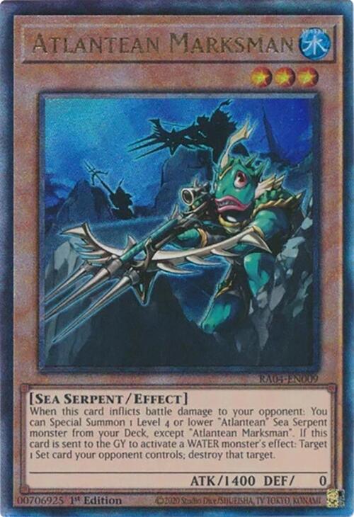 Atlantean Marksman [RA04-EN009] Prismatic Ultimate Rare | Exor Games Bridgewater