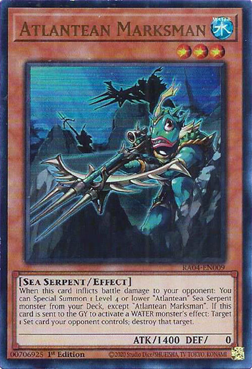 Atlantean Marksman [RA04-EN009] Ultra Rare | Exor Games Bridgewater