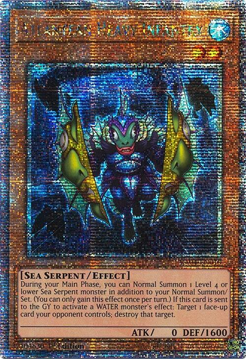 Atlantean Heavy Infantry [RA04-EN010] Quarter Century Secret Rare | Exor Games Bridgewater