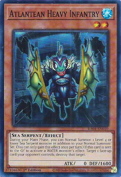 Atlantean Heavy Infantry [RA04-EN010] Super Rare | Exor Games Bridgewater