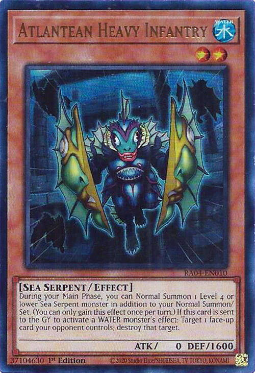 Atlantean Heavy Infantry [RA04-EN010] Ultra Rare | Exor Games Bridgewater
