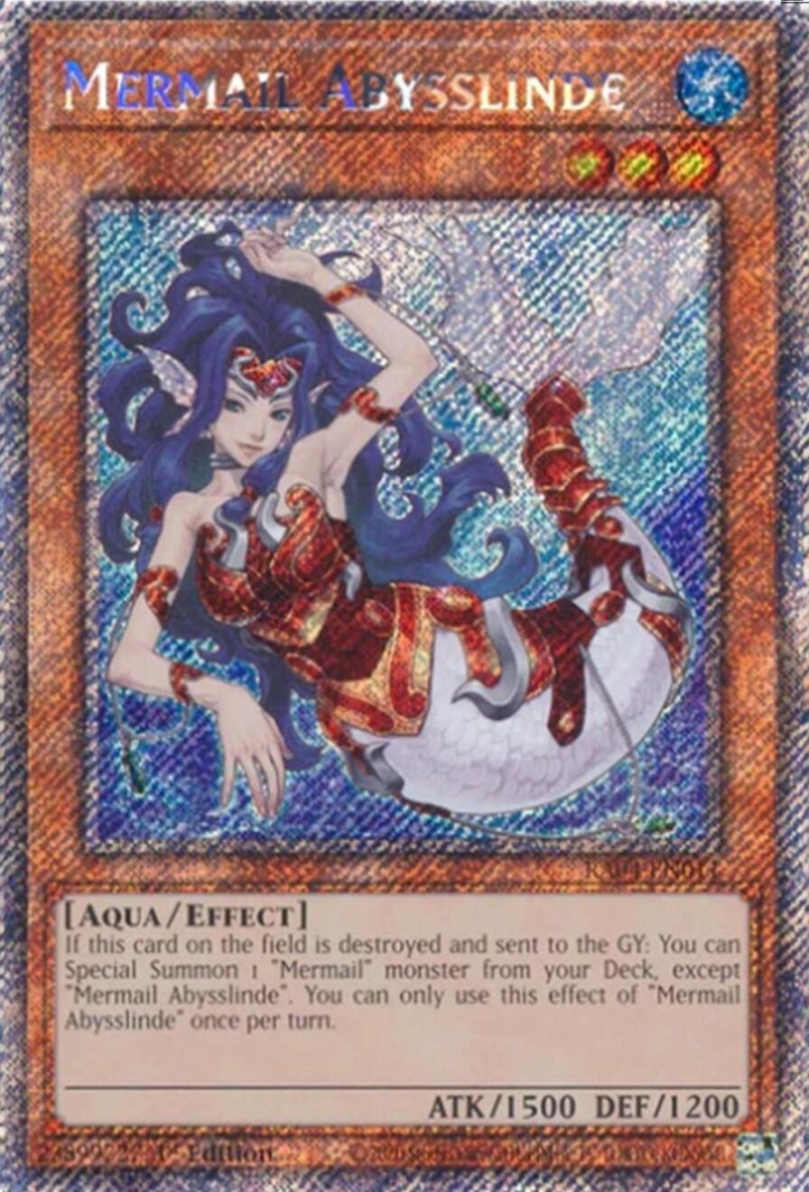 Mermail Abysslinde [RA04-EN011] Platinum Secret Rare | Exor Games Bridgewater