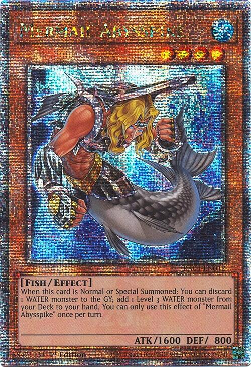 Mermail Abysspike [RA04-EN012] Quarter Century Secret Rare | Exor Games Bridgewater