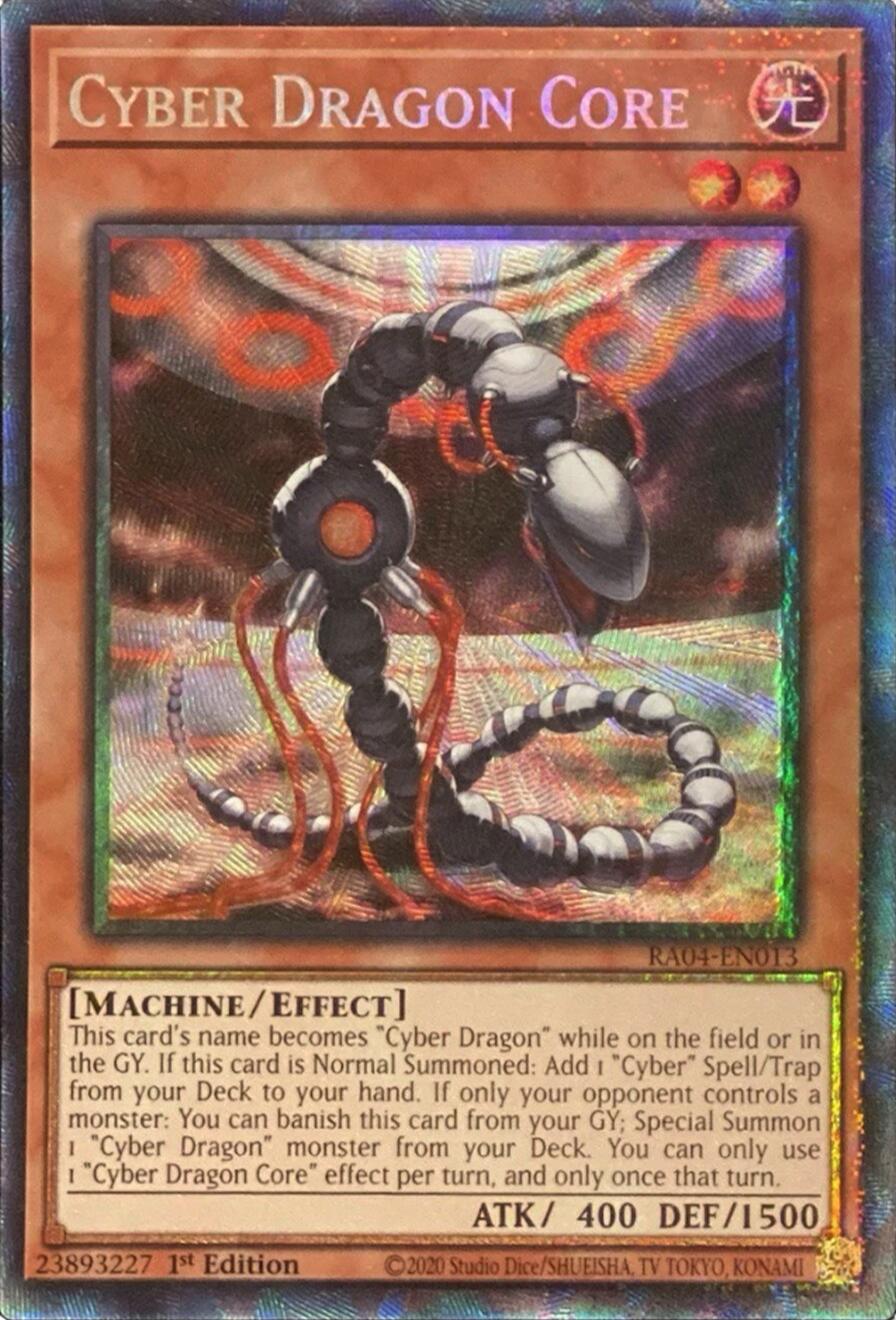 Cyber Dragon Core [RA04-EN013] Prismatic Collector's Rare | Exor Games Bridgewater