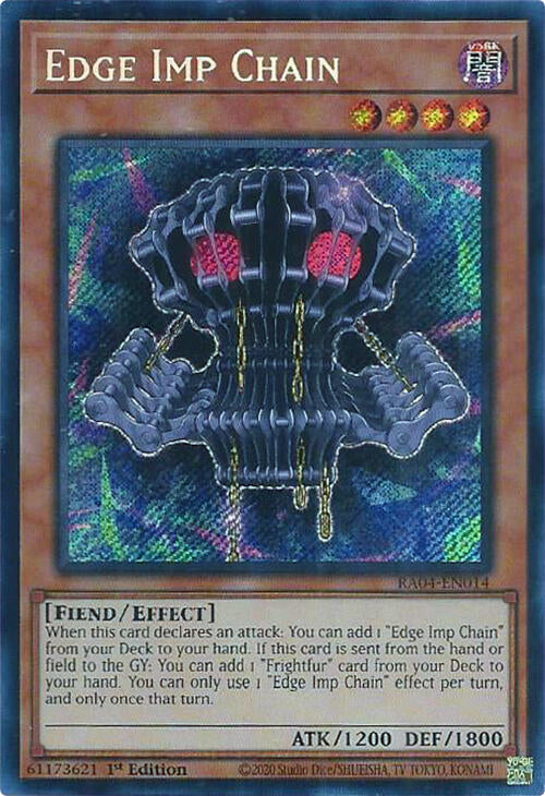 Edge Imp Chain [RA04-EN014] Secret Rare | Exor Games Bridgewater