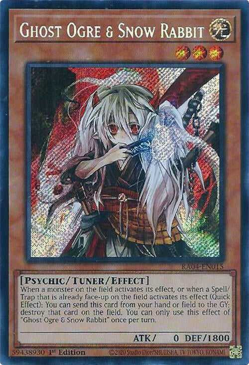 Ghost Ogre & Snow Rabbit [RA04-EN015] Secret Rare | Exor Games Bridgewater