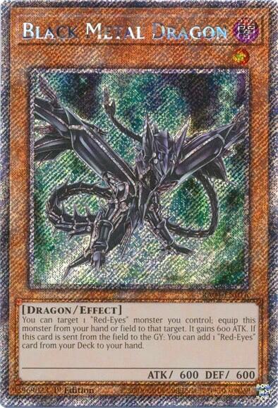 Black Metal Dragon [RA04-EN016] Platinum Secret Rare | Exor Games Bridgewater