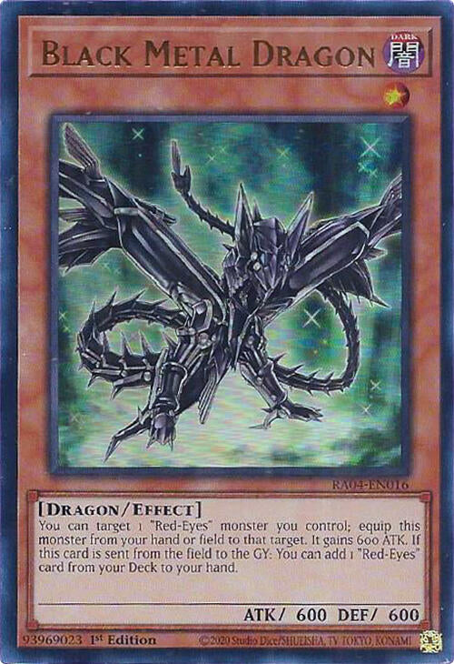 Black Metal Dragon [RA04-EN016] Ultra Rare | Exor Games Bridgewater